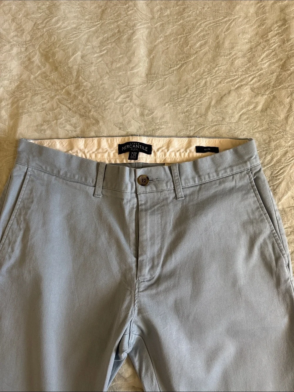 J. Crew Men's Light Blue Chino Pants